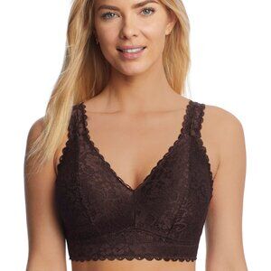 Parfait Women's Adriana Wire-Free Lace Bralette P5482 - Deep Nude